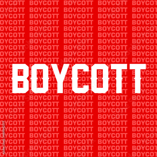 Boycott word vector