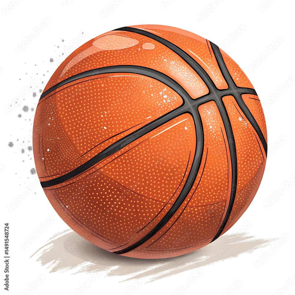 Fototapeta premium the basketball vector