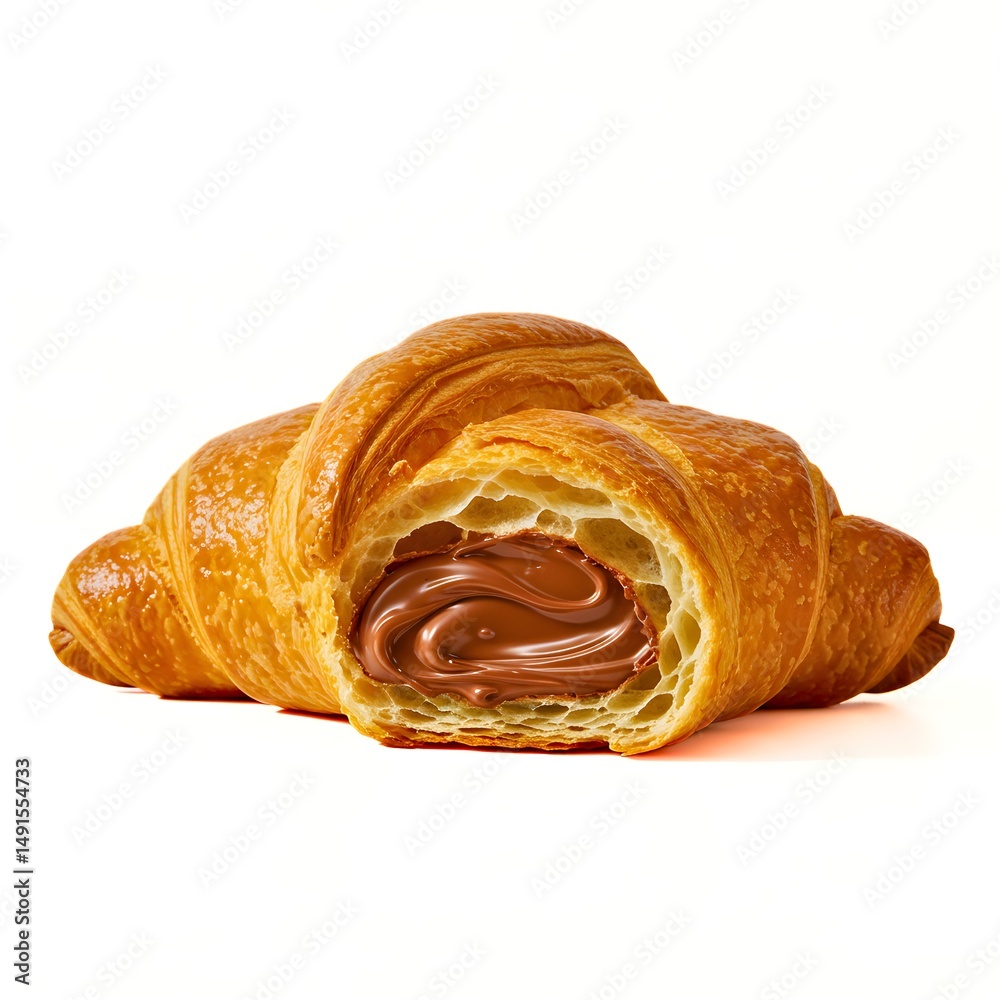 Fototapeta premium Chocolate Croissant