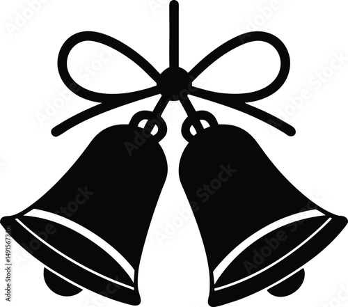 bell with bells vector illustration