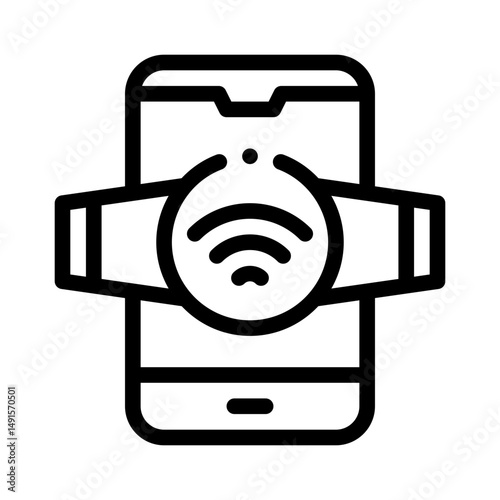 wearable line icon