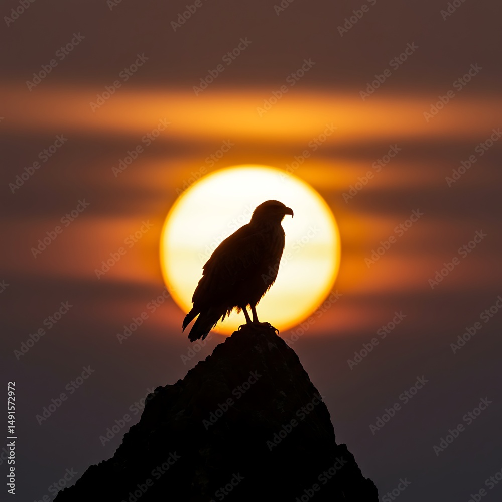 Fototapeta premium Golden Hour Sentinel