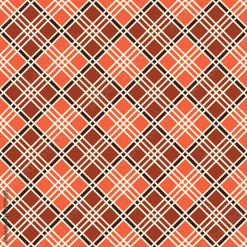 Classic seamless checkers pattern design for decorating, wallpaper, wrapping paper, fabric, backdrop and etc.