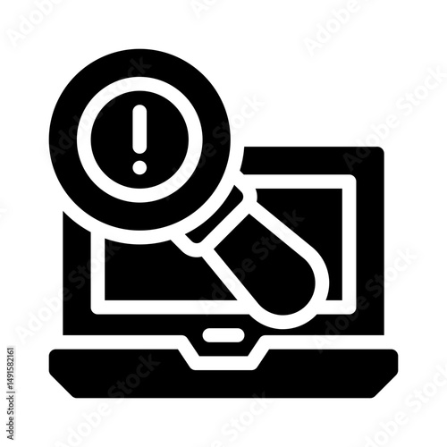spyware glyph icon