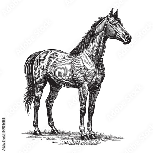 horse vector illustration