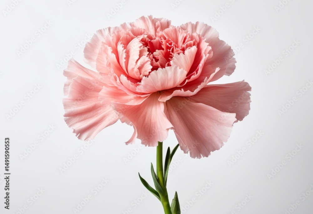 The bottle contains a pink flower The bottle contains a pink flower