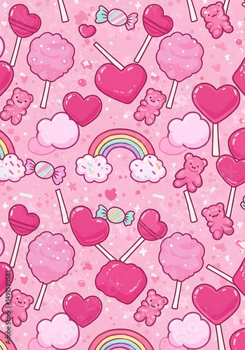 Pink Candyland Dreamscape