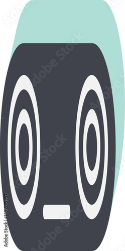 Music and Sound Stuff Flat Icon