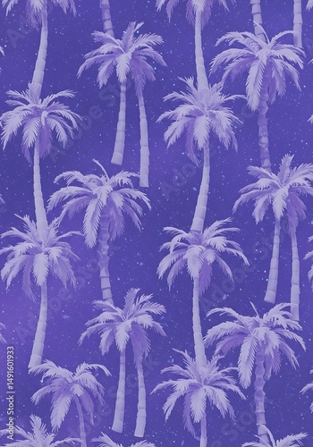 Lavender Palm Grove