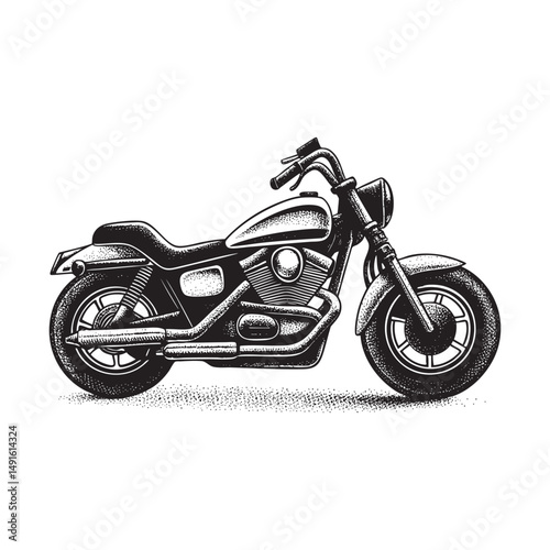 motorcycle vector illustration