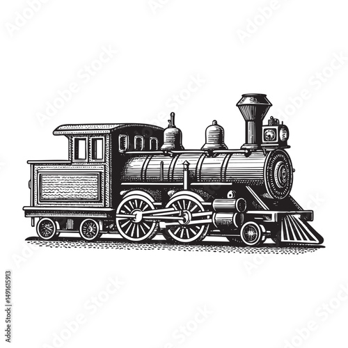 locomotive vector illustration