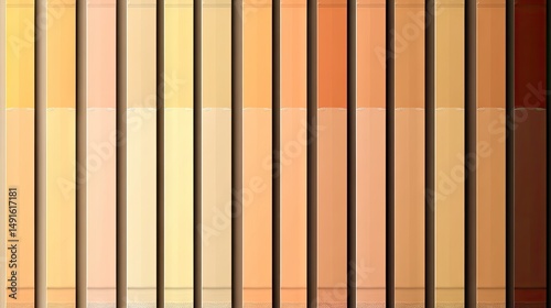 Wallpaper Mural Abstract design showcasing a palette of warm tones. Torontodigital.ca