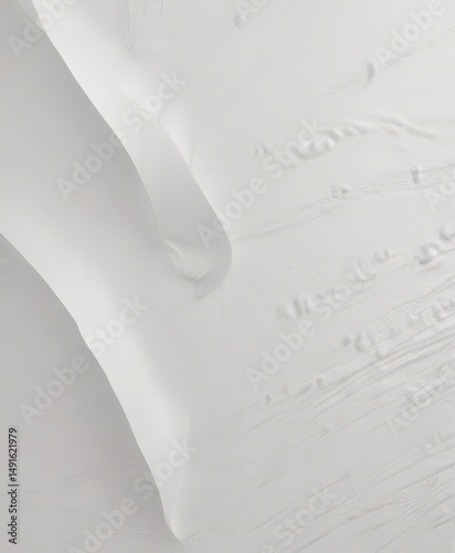 Luxurious seamless white paper texture  Subtle sheen, ideal backdrop , smooth, photography