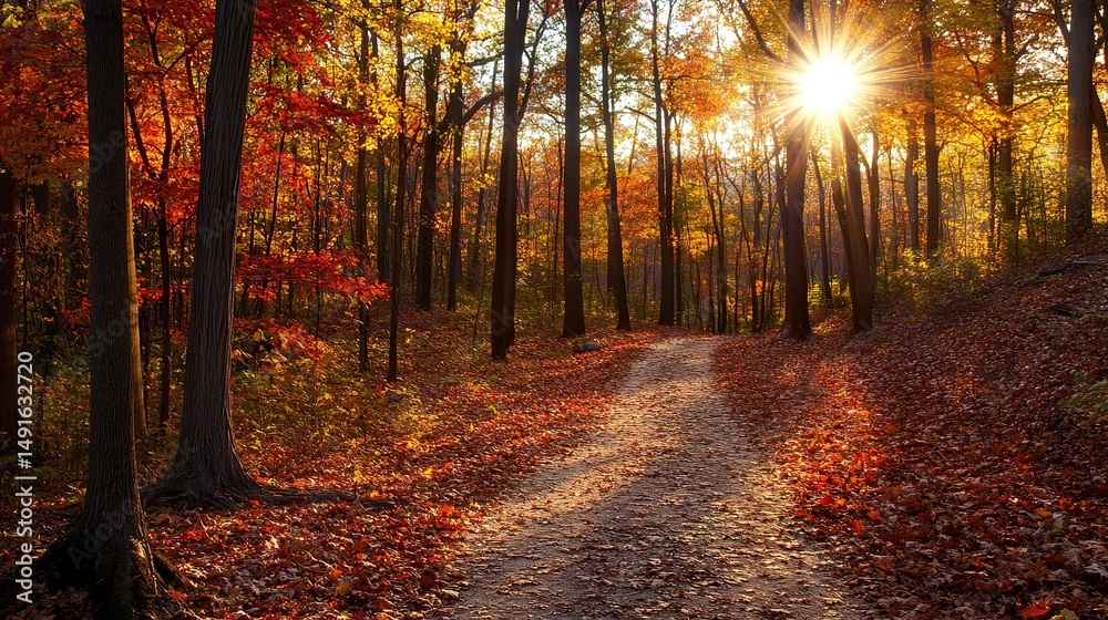 Obraz premium autumn in the forest