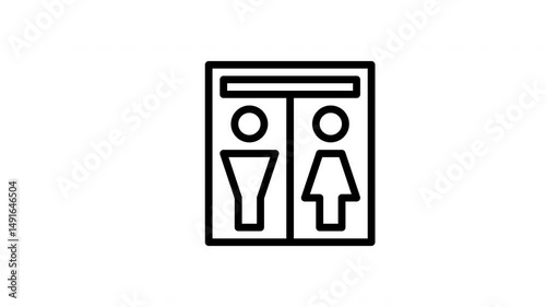 toilet animated icon
