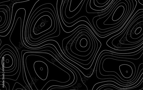 Abstract topographic map contour, white background and colorful wave lines pattern texture. Modern design with White background with topographic wavy pattern design. 