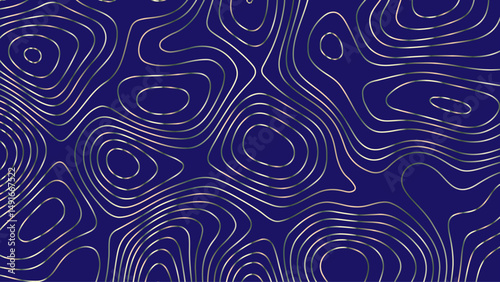 Abstract topographic map contour, white background and colorful wave lines pattern texture. Modern design with White background with topographic wavy pattern design. 