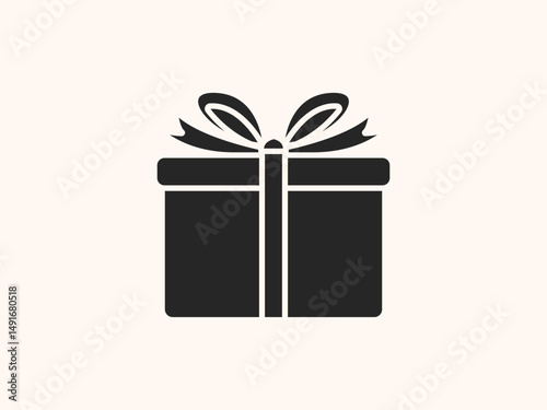gift icon featuring a wrapped present with a bow