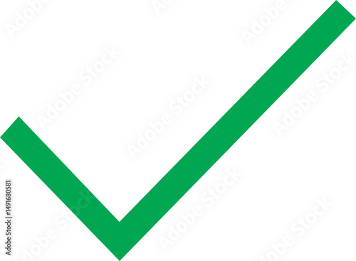 Green check mark icon PNG Background