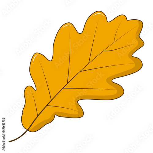 Cartoon Doodle Thanksgiving Day Element. Vector Illustration.