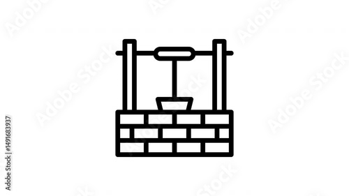 water well animated icon