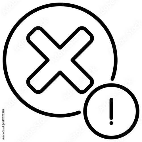 Violation Outline Icon