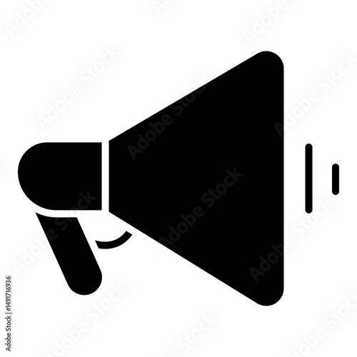 Digital Marketing Glyph Symbol Icon