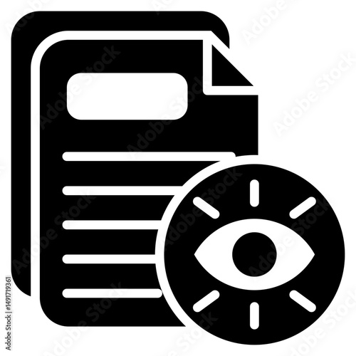 Transparency Glyph Icon