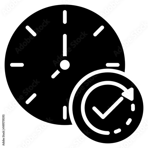 Real Time Glyph Icon