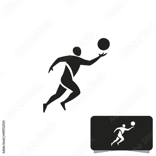 Basketball Player Silhouette in Action