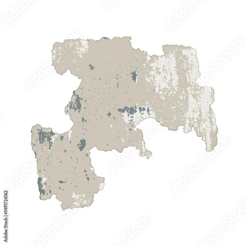 Beige And Gray Regional Map Visualization