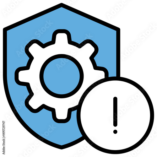 Regulatory Breach Blue Black Icon