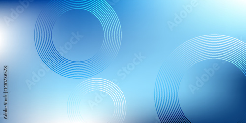 Gradient abstract background with circular line patterns. Vector illustration eps10