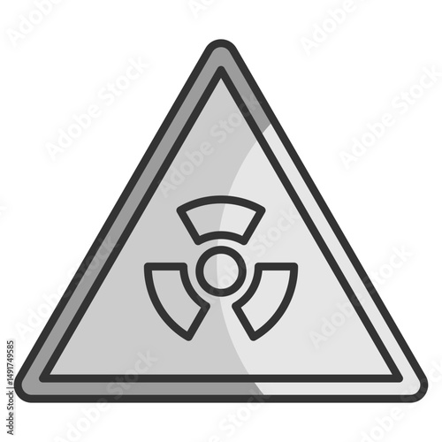 Biohazard Icon Element For Design