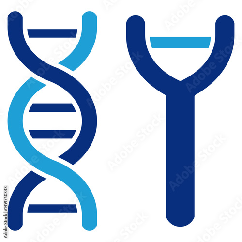 Chromosome Icon Element For Design
