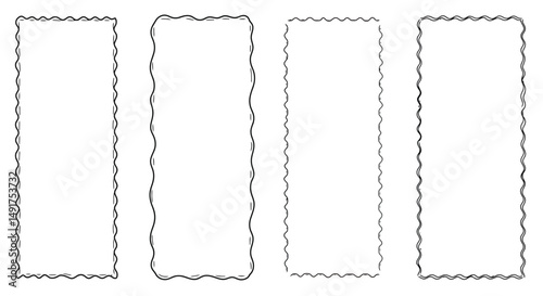 Wavy Edge Frames: Elegant Decorative Borders