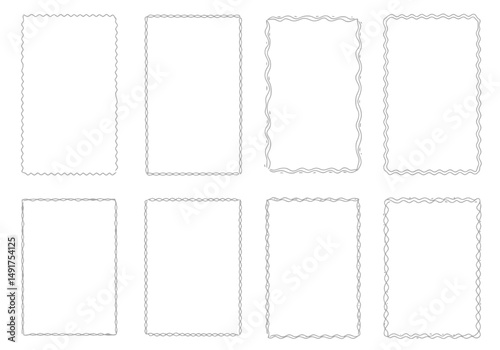 Decorative Frame Set: Clean Borders for Creative Designs