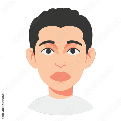 Pixel Art Portrait Of A Man