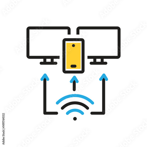 Multi color icon for provision