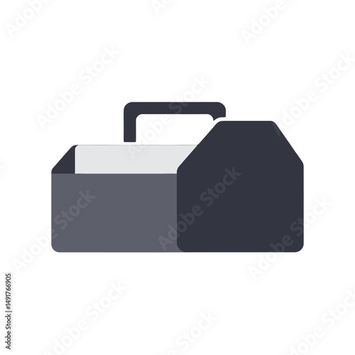 Simple Grey Toolbox Icon