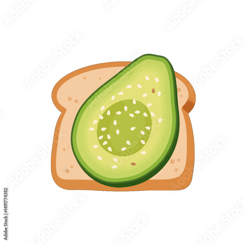 Avocado Slice On Toast