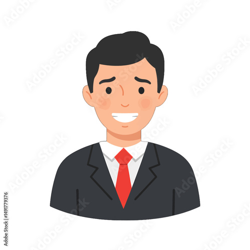 Smiling Businessman Portrait In Formal Attire