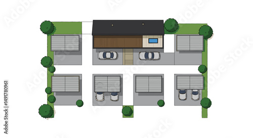 Residential Garage Layout Plan