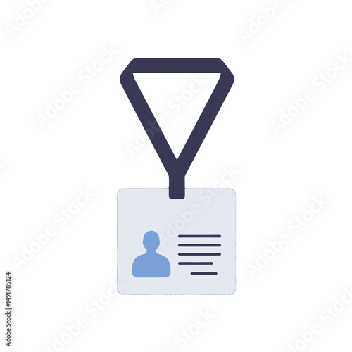 Simple Id Card Icon Design