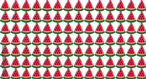 Watermelon, illustration, clipart, fruit, for background designers, pattern