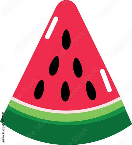 Watermelon, illustration, clipart, fruit, for background designers