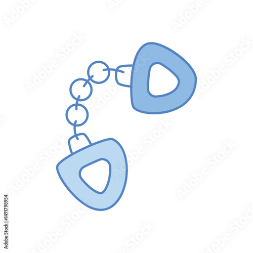 Handcuffs Vector icon
