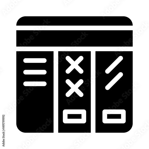 compare glyph icon