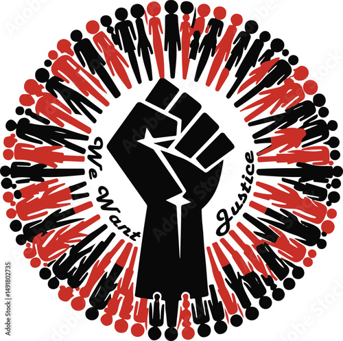 Human Rights Day vector art illustration