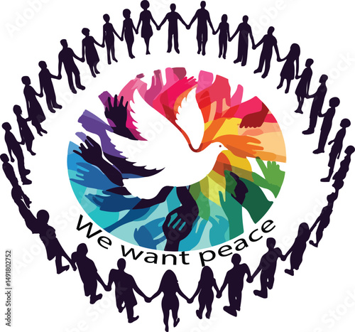 Human Rights Day vector art illustration